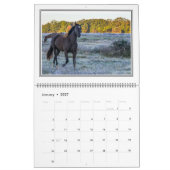 12 maanden prachtige agenda voor paarden, groot kalender (Jan 2027)