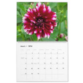 12 maanden prachtige Dahlia-fotokalender Kalender (Mar 2026)