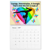 12 MAANDEN RAINBOWS GYMNAST QUOTE KALENDER (Feb 2027)