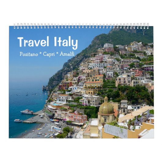 12 maanden Reizen Italië Kalender (Hoes)