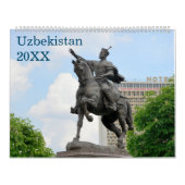 12 maanden Reizen Oezbekistan Kalender (Hoes)