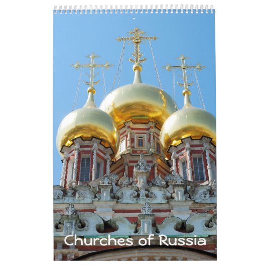 12 maanden Reizen Rusland: Kerken Kalender (Hoes)
