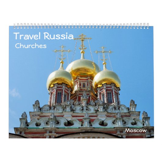 12 maanden Reizen Rusland: Kerken Kalender (Hoes)