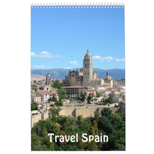 12 maanden Reizen Spanje Fotokalender Kalender (Hoes)