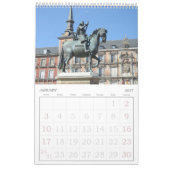 12 maanden Rond Schuurkalender Madrid Kalender (Jan 2027)