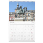12 maanden Rond Schuurkalender Madrid Kalender (Jan 2026)
