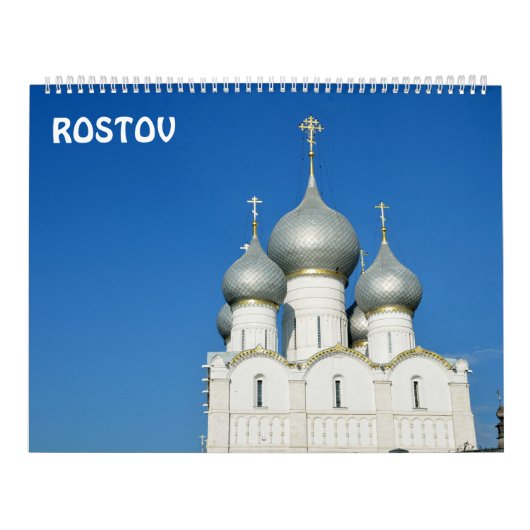 12 maanden Rostov, Russische fotokalender Kalender (Hoes)