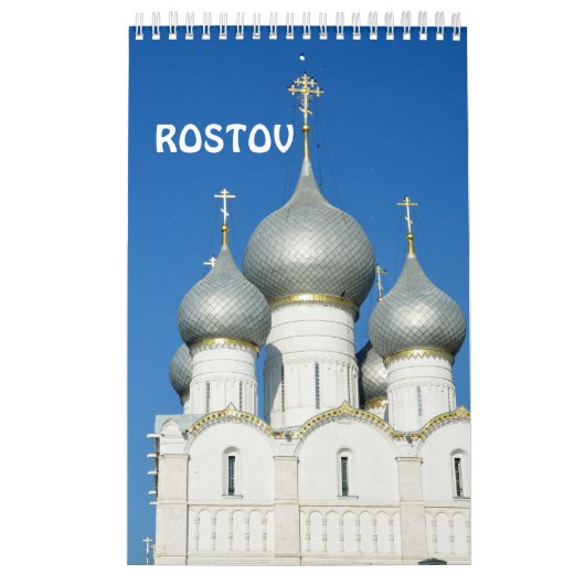 12 maanden Rostov, Russische fotokalender Kalender (Hoes)