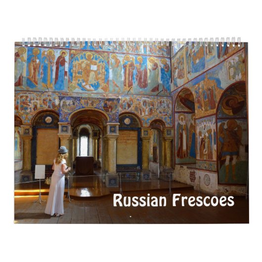 12 maanden Russisch frescoes Fotokalender Kalender (Hoes)