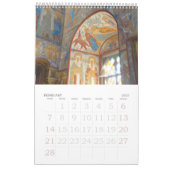 12 maanden Russisch frescoes Fotokalender Kalender (Feb 2027)