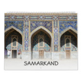 12 maanden Samarkand, Oezbekistan Kalender (Hoes)