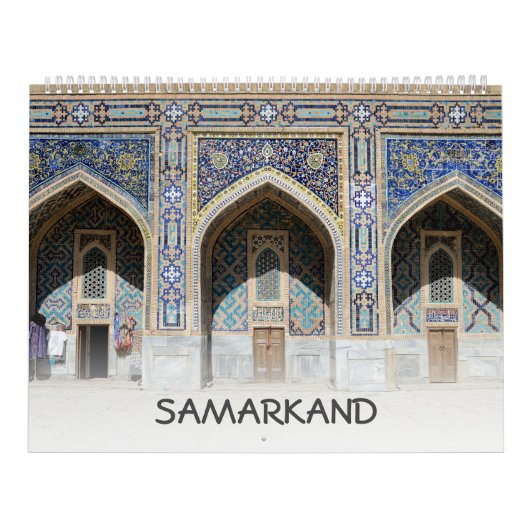 12 maanden Samarkand, Oezbekistan Kalender (Hoes)
