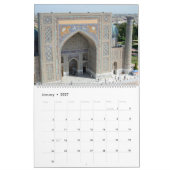 12 maanden Samarkand, Oezbekistan Kalender (Jan 2027)