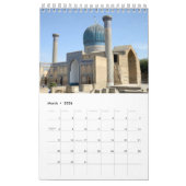 12 maanden Samarkand, Oezbekistan Kalender (Mar 2026)