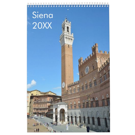 12 maanden Siena (Italië) Kalender (Hoes)