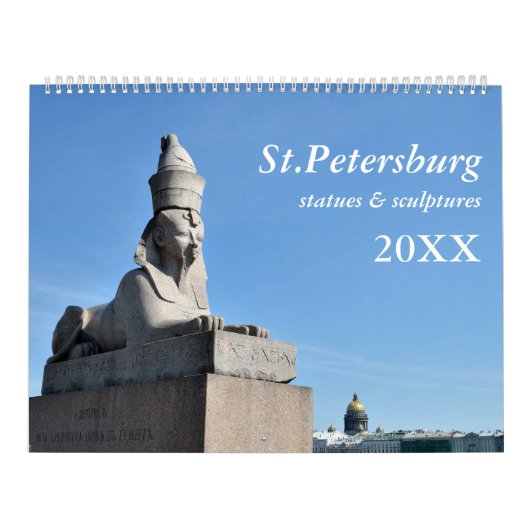 12 maanden Sint-Petersburg Kalender (Hoes)