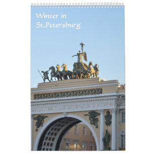 12 maanden Sint-Petersburg Kalender