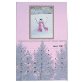 12 maanden Snowmen Snowpeople Snowman Collectie Kalender (Mar 2027)