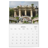 12 maanden Spanje wandkalender Kalender (Jan 2027)