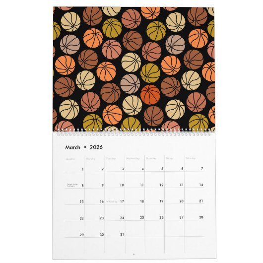 12 maanden sportkalender kalender (Mar 2026)