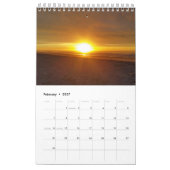 12-Maanden Strand Zonsopgang Kalender (Feb 2027)