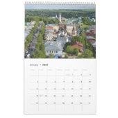 12 maanden Suzdal, Rusland Kalender (Jan 2026)