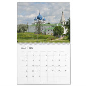 12 maanden Suzdal, Rusland Kalender (Mar 2026)