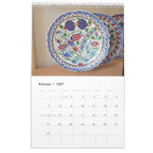 12 maanden turkse keramiek kalender (Feb 2027)