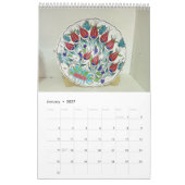 12 maanden turkse keramiek kalender (Jan 2027)