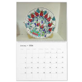 12 maanden turkse keramiek kalender (Jan 2026)