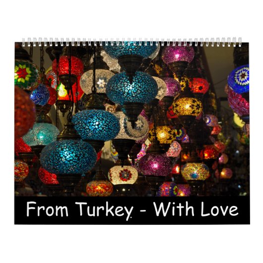 12 maanden Turkse Souvenirs Kalender (Hoes)