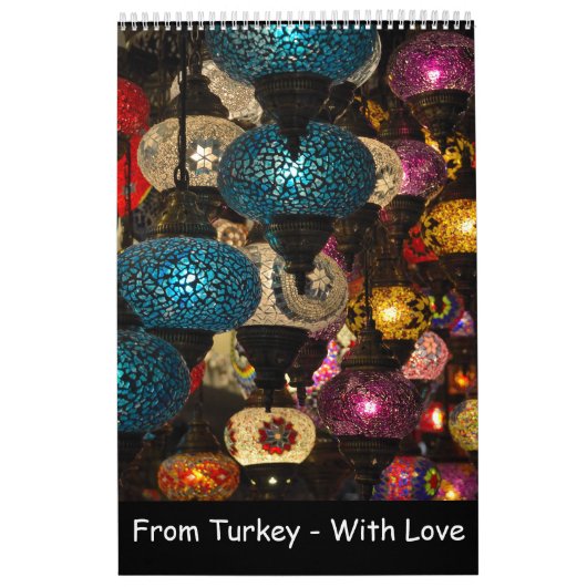 12 maanden Turkse Souvenirs Kalender (Hoes)
