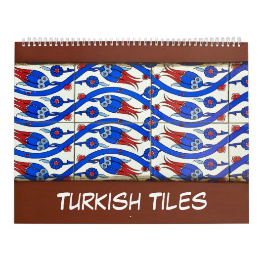 12 maanden Turkse tegels Kalender (Hoes)