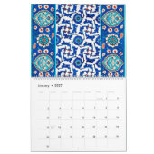 12 maanden Turkse tegels Kalender (Jan 2027)