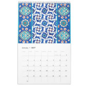 12 maanden Turkse tegels Kalender (Jan 2027)