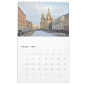 12 maanden Twee hoofdsteden Kalender (Feb 2027)