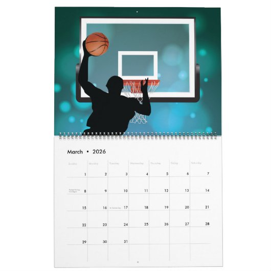 12 Maanden van Sport 2024 Kalender (Mar 2026)