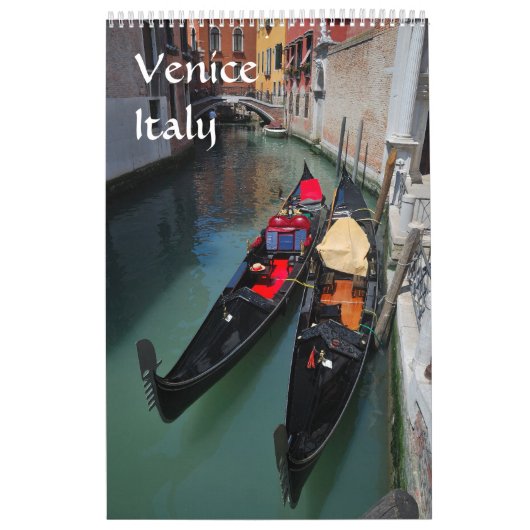 12 maanden Venice Photo Calendar Kalender (Hoes)