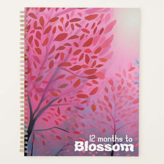 12 maanden voor Blossom Planner (Voorkant)