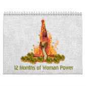 12 maanden vrouwelijke kracht kalender (Hoes)