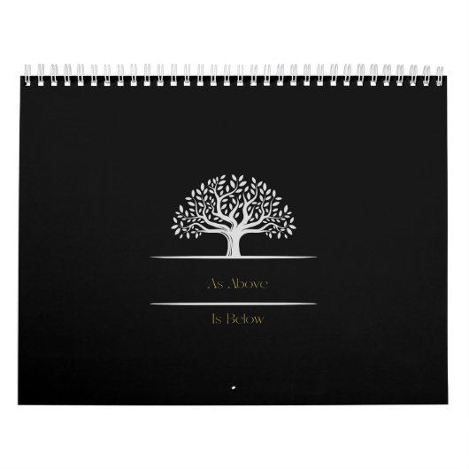 12 maanden wandkalender - pagan kalender (Hoes)
