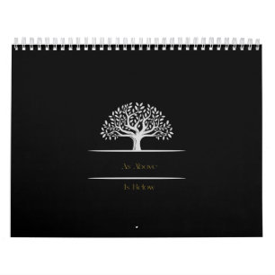 12 maanden wandkalender - pagan kalender