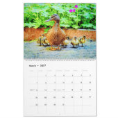 12 maanden Waterverf van moeder baby Kalender (Mar 2027)