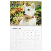 12 maanden West Highland Terrier Dogs Westies Gift Kalender (Feb 2026)