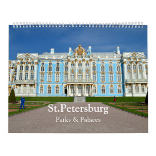 12 maanden wijken in Sint-Petersburg Kalender