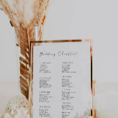 12 maanden Wildflower Wedding Checklist