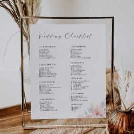 12 maanden Wildflower Wedding Checklist