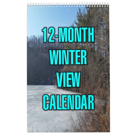 12-Maanden Winterbeeld Kalender (Hoes)