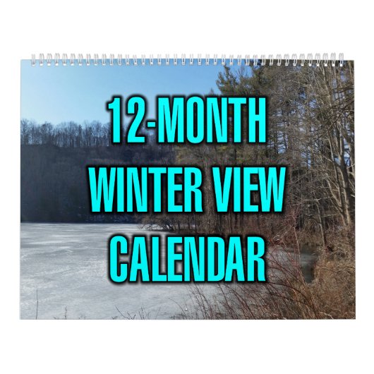 12-Maanden Winteroverzicht Kalender (Hoes)
