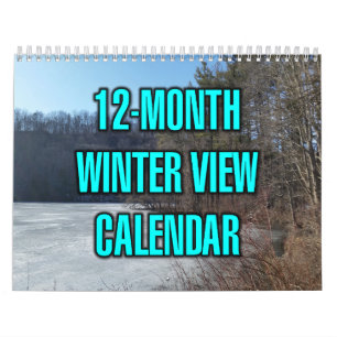 12-Maanden Winteroverzicht Kalender
